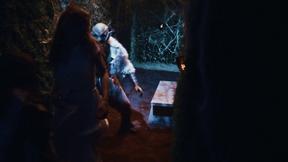 ”Babe Lost in the Woods - Redhead Screwed by Goblins In Hardcore Futa Threesome”