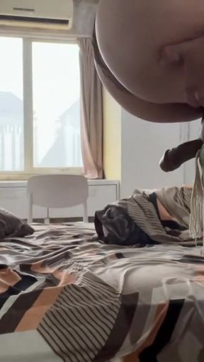 Stunning moment from &quot;FUCKED BY MY ROOMMATE AND GET MULTIPLE SQUIRT &quot;Evolova Electronic Sex Doll&quot;&quot;