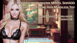 A Gorgeous Lingerie Model Seduces You Into Being Her Mindless Toy | Audio Roleplay