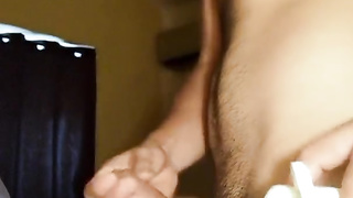 Brazilian Dude Banging Rigid Sans A Condom Jism inwards