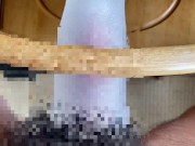 【早漏童貞】おなほ固定していっぱいノーハンドオナニーしようと思ったけどあっという間にイキ果てる早漏童貞～オナニー中毒～