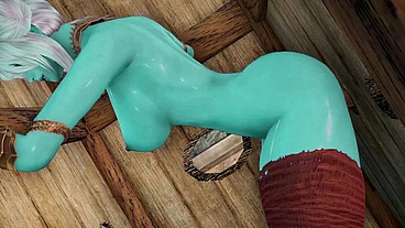 Skyrim Gloryhole Hentai Manara Blue Adventure Skin Colored Sex 3D Porn Animation Clear Blue Skin