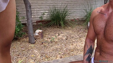 Latino Gets His Bubble Butt POUNDED DEEP By Muscle Jock Best Friend