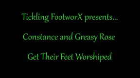 Constance and Greasy Rose Foot Worship
