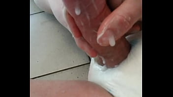 multiple cumshots in a wet nappy