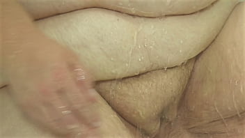 Bbw ssbbw big Boob busty milf white girl maid with hot juicy fat ass in mini dress panties to the side cleaning house showering and flashing pussy close up