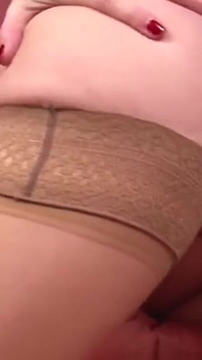 Sexy Small Titted Blonde MILF with Nice Shave Pink Pussy Gets Analized