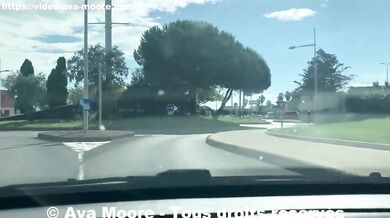 Ava Moore - Bukkake on the nudist beach of the Bay of Pigs in Cap d'Agde - REALITY PORN