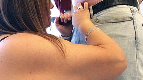 the accountant is a great friend of mine, and he lets me use his wife however i please. she gives me a classic facial.
