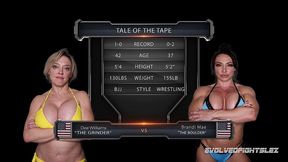dee williams vs brandi mae female wrestling