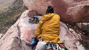 Climbers Fuck On a Cliff Real Couple Public