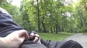 Gay Amateur Public Handjob in a Park!