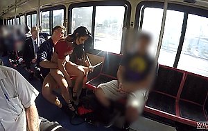 Public cock riding with Karmen Bella