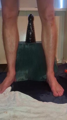 Solo Gay Twink - Piramid Dildo Ride