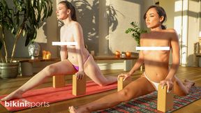 Sunset Splits Stretch: Slow & Gentle Hip Openers with Giulia & Muirina