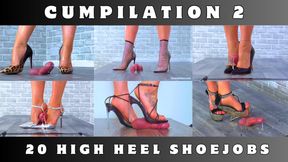 208. Goddess Amber - Cumpilation 2 - 20 High Heel Shoejobs - Multi Cam - Footjob Shoejob Heeljob Footwank Shoewank Cum Cumshot Shoe Heel Stiletto Foot