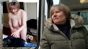 Public vs Private naked GILF