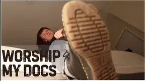 Dirty Shoes Worship for a Bratty Redhead Goddess