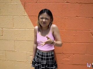 Real Teens - Sexy Oriental Teen Lulu Chu Drilled during Porn Casting
