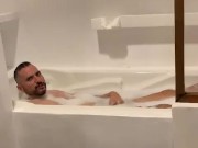 Spying on English Leather Master in the bath caught redhanded JOI preview