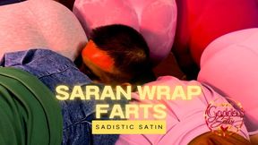 Ring of Farts : Saran Wrap Farts Episode 3 | Fart Fetish Group Interracial Female Domination Femdom Goddess Sadistic Satin Face Farting Party Ass Sniffing & Smelling