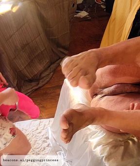 POV Anal Fingering and Deep Pegging with Xxl Electric Pink Dildo Ethan, Strapon Harness, Carmen From Mrhankeystoys
