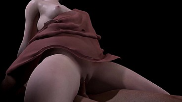Greek Girl Rides Reverse Cowgirl - 3D Porn