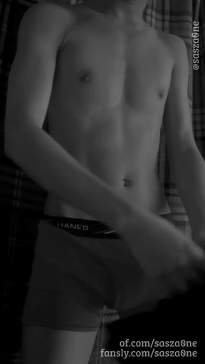 Skinny twink with a huge bulge - sasza0ne.com