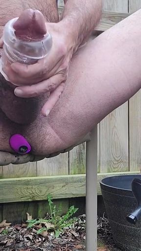 Outside Cumming on My Feet in New Sandals   Clip 1