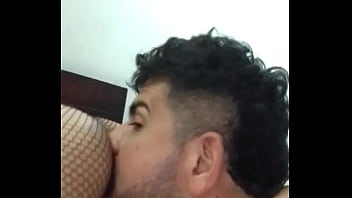 Fucking with my new best friend and surprise in stockings long Deep blowjob sloppy Permanent doggy style and cumshot in the pussy / Nymphomaniac whore riding my cock in POV - Amateur Nora Milf - Andy