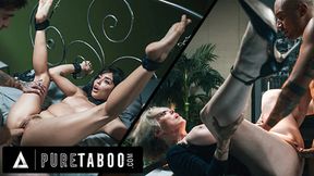 Dee and Vanessa get ravaged, their bodies broken, in this taboo simulation of BDSM degradation.