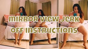 Jerk Off With Me - Mirror View Masturbation Encouragement