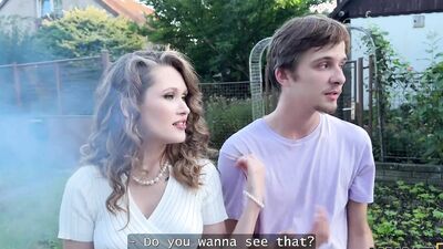 HUNT4K. Horny babe pleased big cock with her sweet tongue and pussy