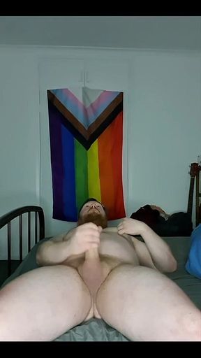 Long Wank Sesh with a Cum Shot at the End