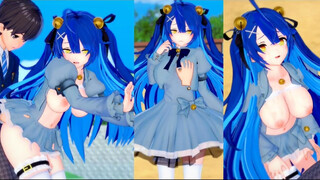 [Hentai Game Koikatsu! ]Have sex with Big tits Vtuber Amamiya Kokoro.3DCG Erotic Anime Video.
