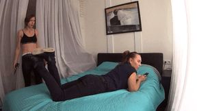 Holey socks humiliation and dirty feet (DF)