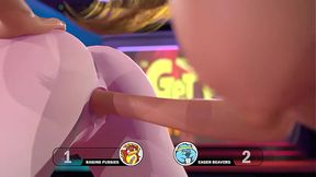 Hot cartoon lesbians fuck and fist each other in 3D