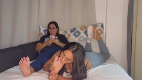 My Roommate has a Foot fetish