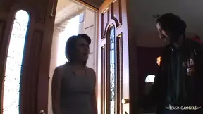 Lexi Belle engages in sexual intercourse with one man &mdash;  while another is sexually pleased