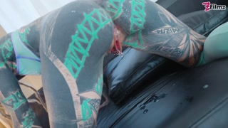 ANAL cockhold extreme - Fucks his wife after Gangbang with BBC together - DP, ATM,