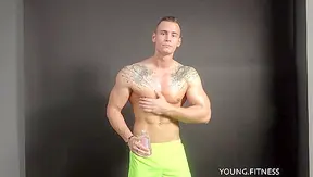 Oiled Asian Hunk Flaunts Rock-Hard Pecs – Steamy Muscle Fantasy 18+