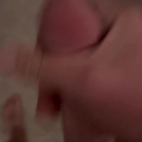 Looking Down While I Stroke My Huge Dong