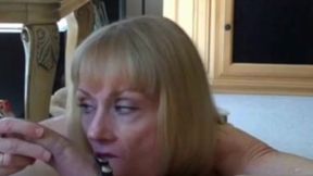 Stepson's thick cock&#x1F346; gets deep throat