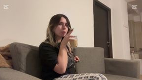 smoking and farting *