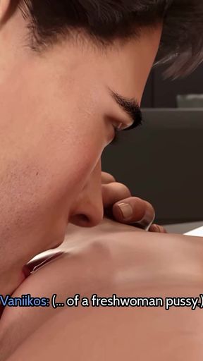 Innocent Young Babe Fucked in Classroom - Freshwomen - 3D Animated Porn Game - Part 9