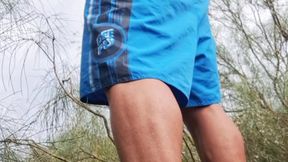 Risky Public Adventure: Huge cock Guy Daring Nature Challenge � Nearly Busted!