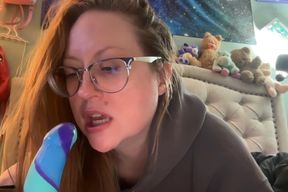 Showing Off My Sucking Skills On A Dildo