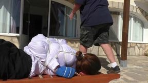 The Spain Files - Secretary Any Twist in a Zip-Tie Hogtie Challenge - Part 2 wmv SD