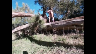 Huge Nude Hiking &amp; Risky Outdoor Sex Adventure