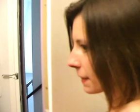 All natural French babe takes care of two big dicks
